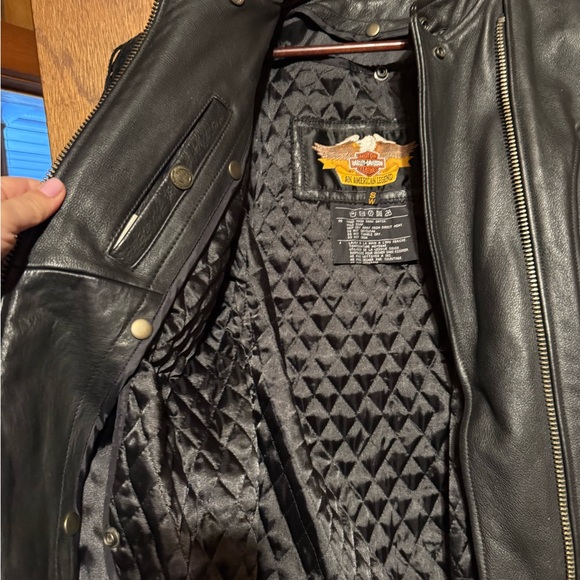 Harley-Davidson Black Leather Fringe Jacket - Picture 4 of 7